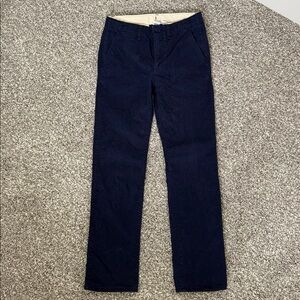 Gap Kids straight fit stretch khaki pants navy blue
